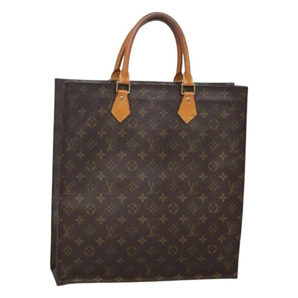 LOUIS VUITTON Monogram Sac Plat Hand Bag M51140 LV Auth 129873 - Picture 1 of 16